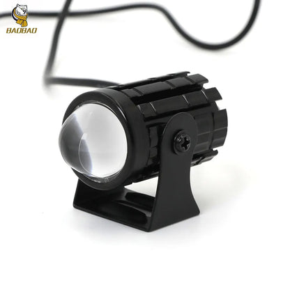 🔦2كشاف LED ثنائي اللون للدراجات النارية – حجم صغير، قوة إضاءة خارقة (2PCS)